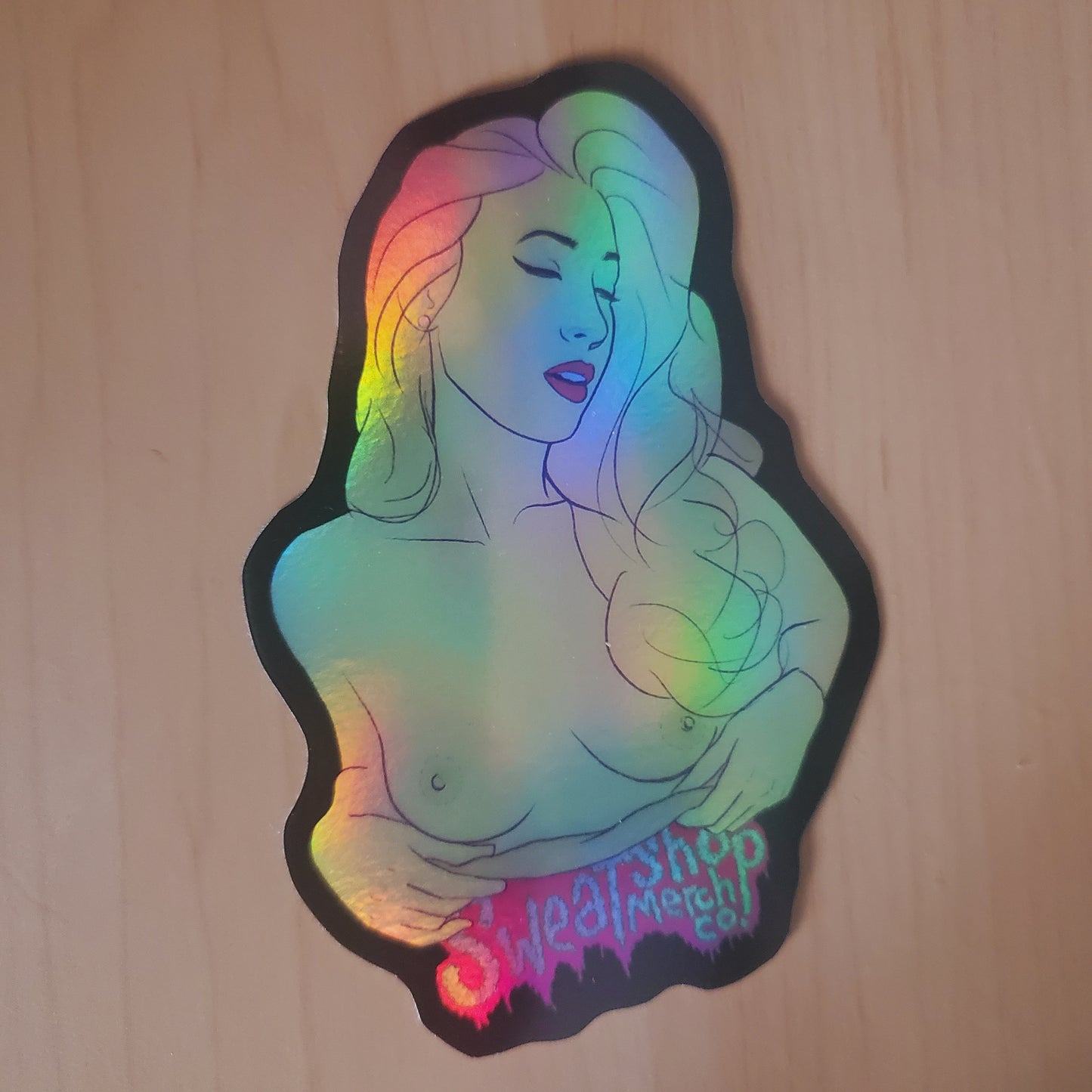 Christina Dark Cosplay HoloGraphic Collab Stickers