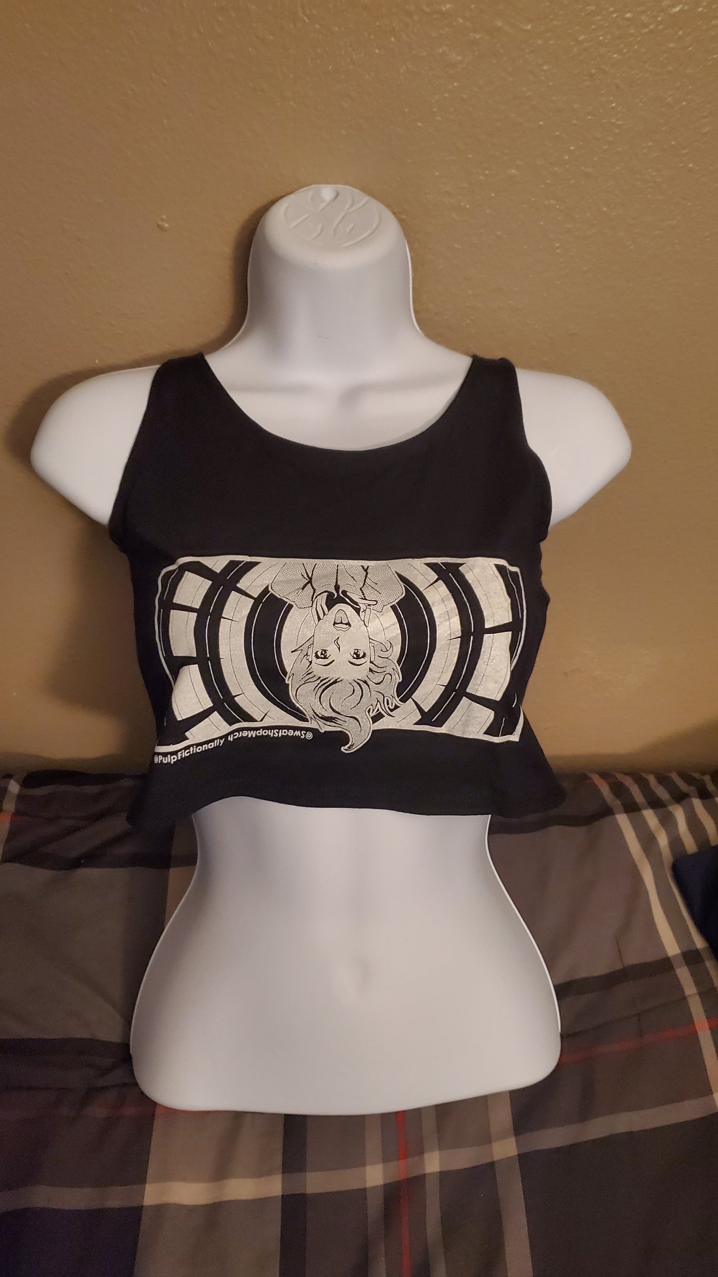 Chibi-Pulp-Chan Crop Tanks ( Pulp Fictionally // Chibi // Anime // Manga )
