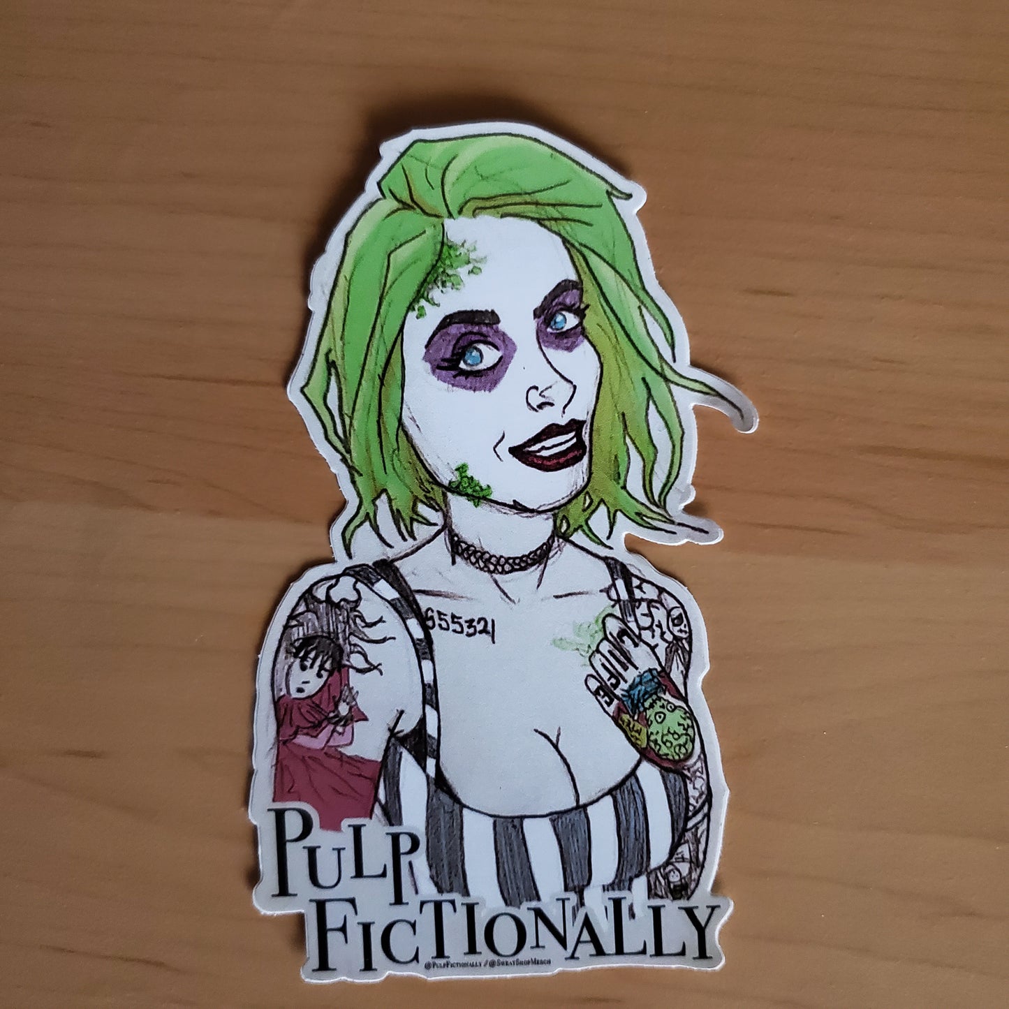 Pulp Fictionally Scary Sticker Pack
