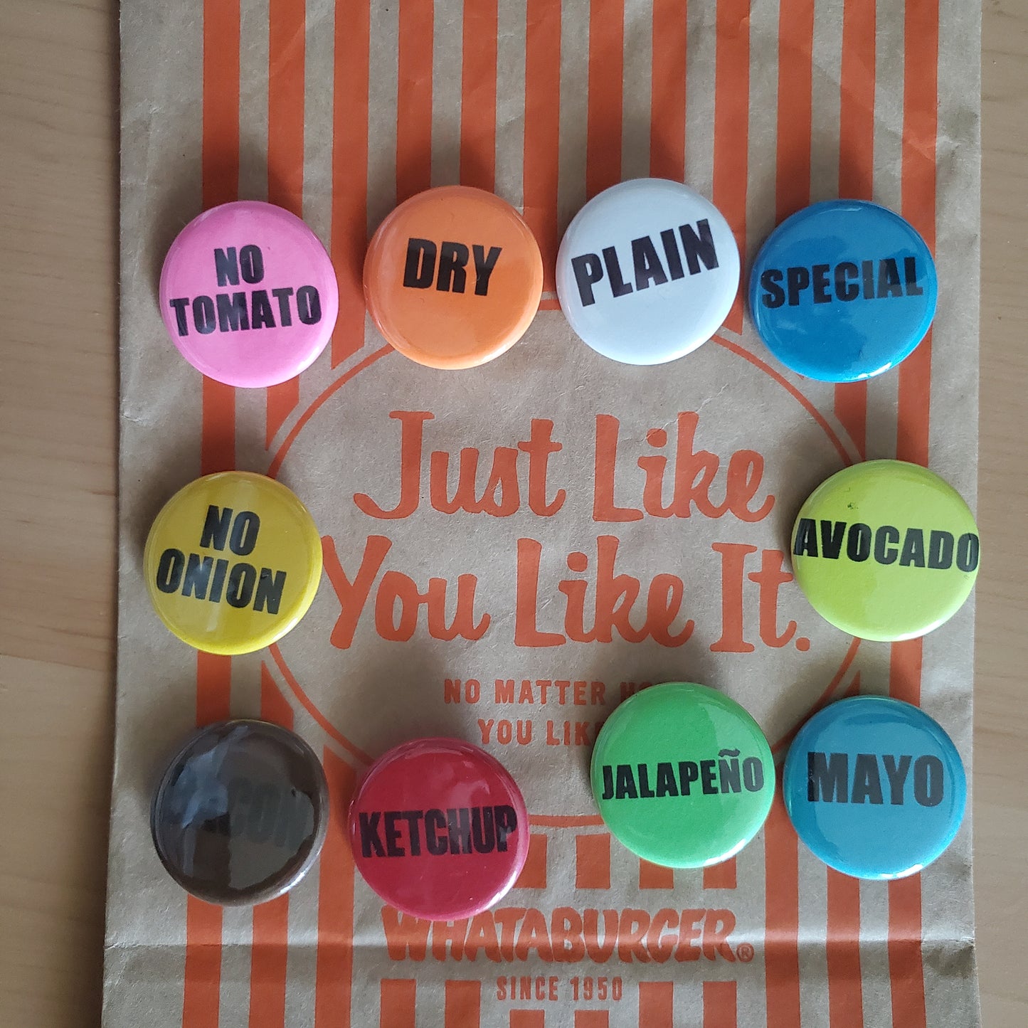 Customized Order 1.25 inch Pinback Buttons