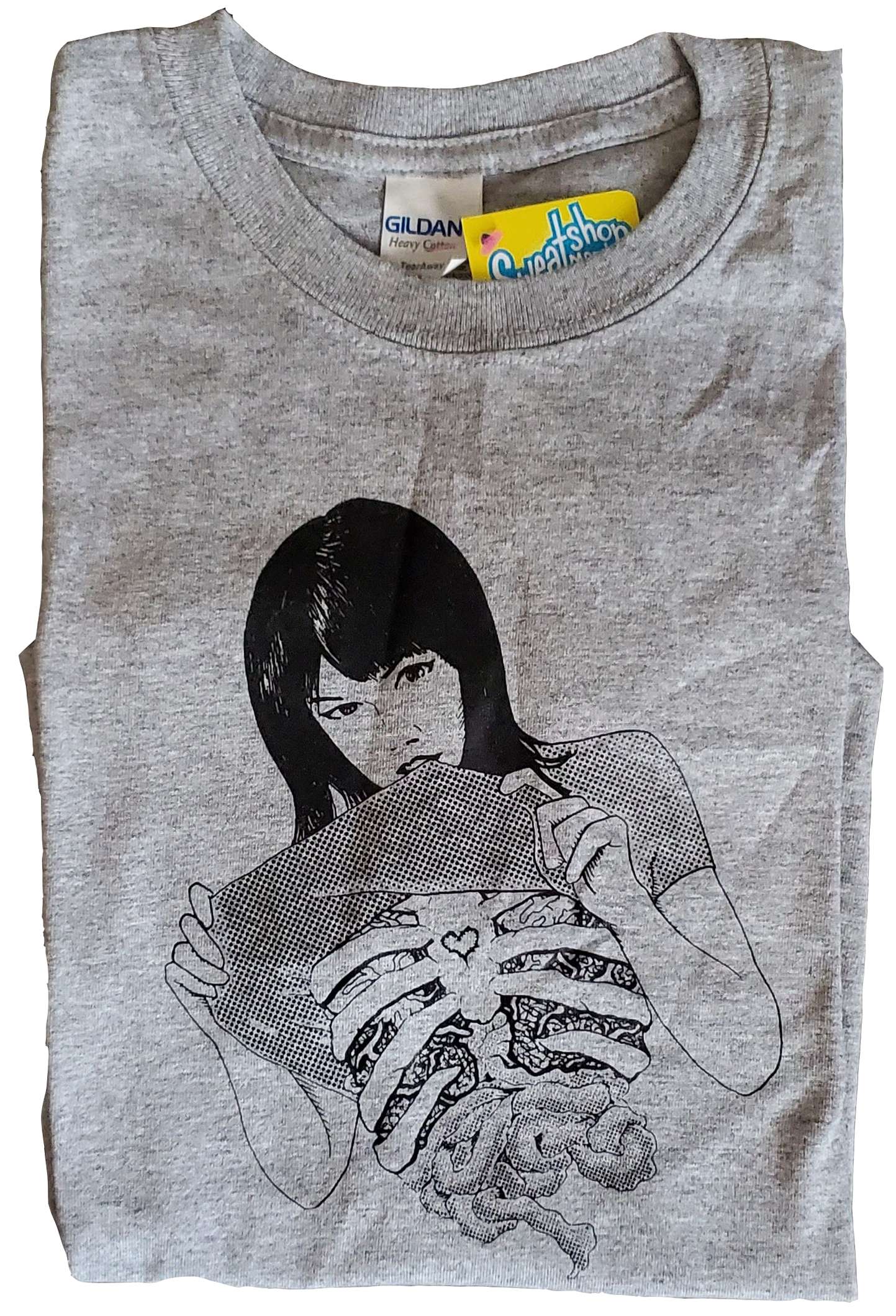 Gut Girls T-shirts // Gray