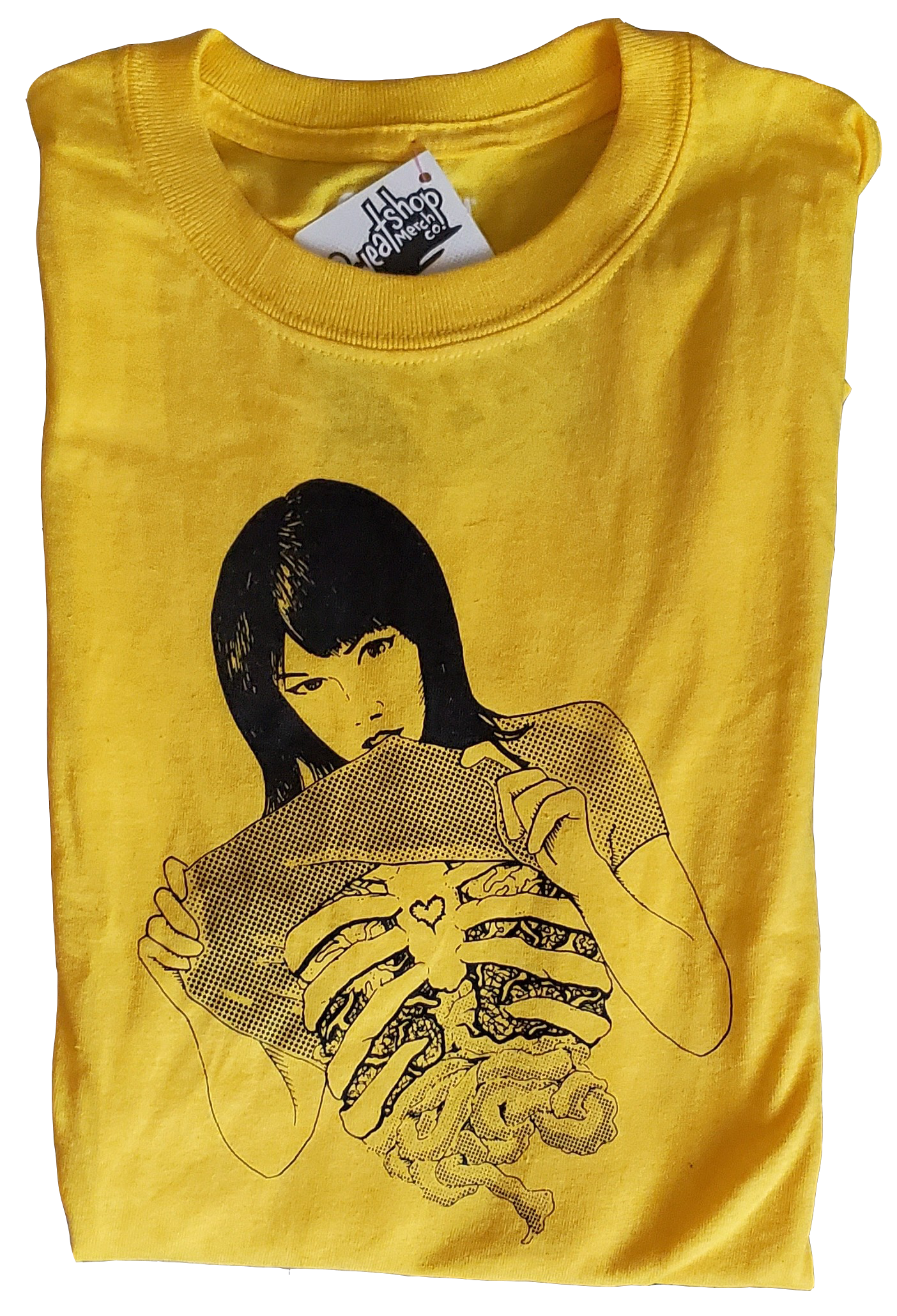 Gut Girls T-shirts // Yellow
