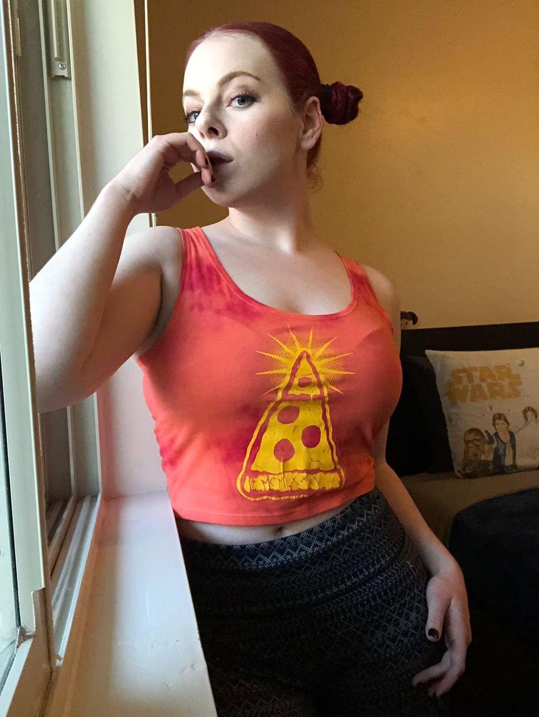 LIMITED EDITION  **TYE-DYED** Illuminati Pizza // Crop Tops